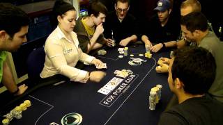 A lucky Fox Poker Club player knocks out Barney Boatman [upl. by Woody]