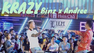 Live Krazy  Binz x Andree  Extra Live Bold  Talent News [upl. by Aicirtan]