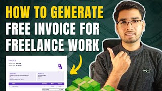 How to Make Free Invoice for Freelance Work  Free Invoice Generator [upl. by Llevart472]