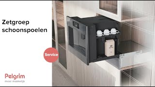 Hoe reinig ik de zetgroep van mijn koffiemachine  Schoonspoelen  Pelgrim service [upl. by Norra]