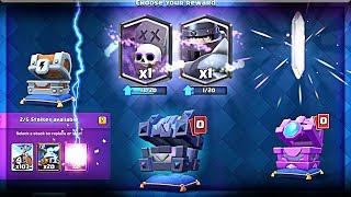 Opening ALL NEW CHESTS in Clash Royale  MAX OUT 2 LEGENDARY CARDS Molt Clash Royale [upl. by Hodge]