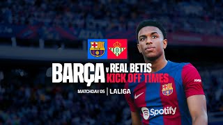 FC Barcelona vs Real Betis Pre Match Update  LaLiga  Lineup  Barcelona News Today [upl. by Anastice]