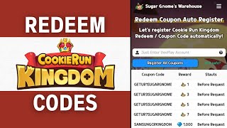 Cookie Run Kingdom Gift Codes 2023 Redeem Codes Of Cookie Run Kingdom [upl. by Madge287]