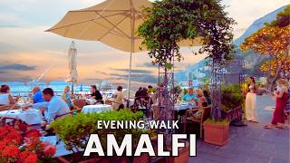 4K Amalfi Italy 4K Walking Tour 🇮🇹 Amalfi Coast Italy [upl. by Akkinahs]