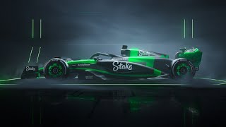 STAKE F1 TEAM  C44 LAUNCH  UNLEASHED for the 2024 Season 💚🖤 [upl. by Amsaj519]