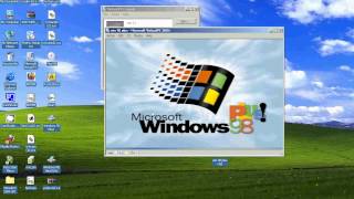 how to use win 98 in virtual pc vhd included [upl. by Herries]