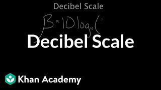 Decibel Scale  Mechanical waves and sound  Physics  Khan Academy [upl. by Dweck]