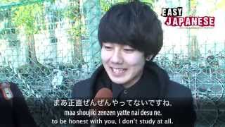 Easy Japanese 5  Student Life [upl. by Eilasor]