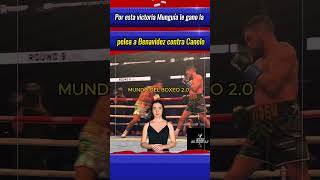 Por esta pelea Jaime Munguía le gano la pelea a Benavidez contra Canelo boxeo boxing box [upl. by Fenwick]