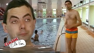 Mr Bean Goes to Swim School  Mr Bean Funny Clips  Classic Mr Bean [upl. by Lrat]