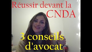 Réussir lasile OFPRACNDA  3 conseils davocat [upl. by Levania101]