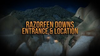 Razorfen Downs dungeon entrance amp location  WoWDB [upl. by Alby562]