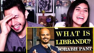 WHAT IS LIBRANDU  Standup Comedy  Sorabh Pant  Reaction by Jaby amp Gaby [upl. by Naujej]