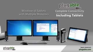 Plugable USB 30 Universal Docking Stations [upl. by Aneladdam788]