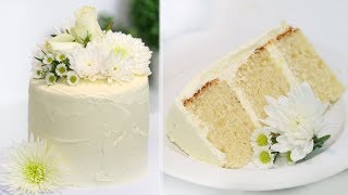 How to Make the ROYAL WEDDING CAKE Lemon Elderflower Cake  Prince Harry and Meghan Markles Cake [upl. by Hilar44]