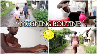 MORNING ROUTINE MAMAN CÉLIBATAIRE👩‍👧‍👦 [upl. by Emmerich]