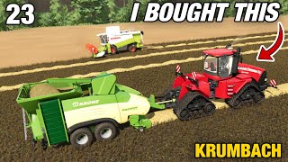 SPENDING ALL OUR MONEY ON A NEW QUADTRAC  Krumbach  Farming Simulator 22  Episode 23 [upl. by Akahs]