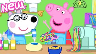 Peppa Pig Tales 🌈 Lets Make Rainbow Spaghetti 🍝 BRAND NEW Peppa Pig Episodes [upl. by Atiluap]