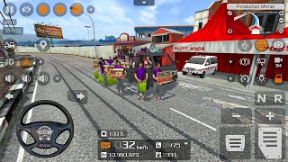 Bussid Mobil Pickup Takjil Gratis ke Masjid Agung Banten  Bus Simulator Indonesia [upl. by Anyat]