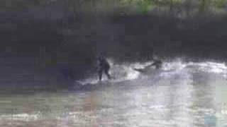 Severn Tidal Bore surfing Compilation [upl. by Leahcam]