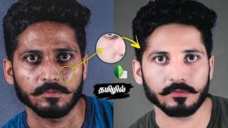 Snapseed smooth face photo editing trick  remove pimples on snapseed  snapseed photo editing tamil [upl. by Augie]