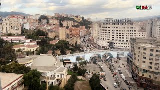 Balade Aérienne En Téléphérique Sur La Ville De TiziOuzou … [upl. by Rednasxela615]