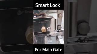 Smart Lock installation with Hikvision VDP  Electronic Rim Lock with Hikvision VDP [upl. by Enak]