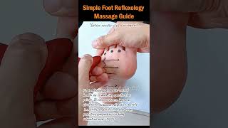 Simple Foot Reflexology Massage Guide FootReflexology ReflexologyMassage HomeMassage FootCare [upl. by Garlinda]