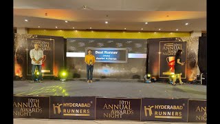 EP25Best Runners Award at 11th Hyderabad Runners Awards Night [upl. by Lacy415]