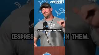 Dan Campbells starbucks coffee order is insane 😳😱 Lions Detroit DetroitLions OnePride Shorts [upl. by Suzann547]