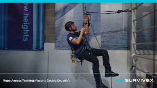 Rope Access Training How To Pass Double Deviation [upl. by Aitercal]