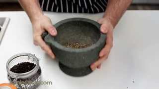 Jamie Olivers team show you how to use a pestle and mortar [upl. by Tound]