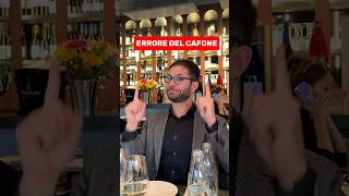 Errore del cafone OSTRUIRE LA VISTA DEGLI ALTRI OSPITI ❌paroladipresidente vino milano [upl. by Edmea522]