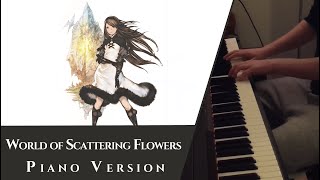 World of Scattering Flowers  Bravely Default Piano [upl. by Haimerej579]