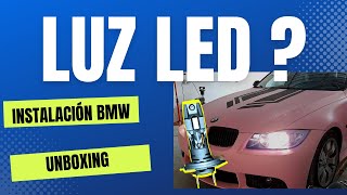 Cómo instalar Luces LED H7 BMW e90  UNBOXING Y SUSTITUCIÓN [upl. by Ldnek]