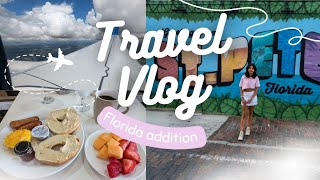 Travel Vlog Packing Flying and spending a day in St Petersburg Florida [upl. by Enitsej]