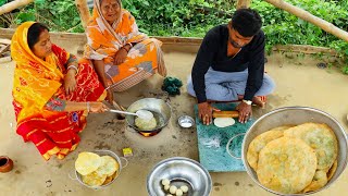 Easy Koraishutir Kochuri Recipe  কড়াইশুঁটির কচুরি [upl. by Limay]