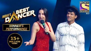 Nora ने दिया Tiger Pop का साथ  Indias Best Dancer  Winners Performance [upl. by Lincoln]