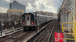 R142R142A 4 LocalExpress Trains At Bedford Park Blvd Lehman College [upl. by Arela]