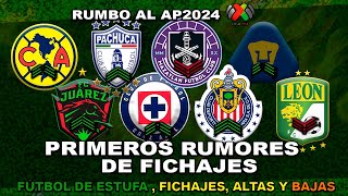 ✅ ¡PRIMEROS RUMORES DE FICHAJES LIGA MX APERTURA 2024 PAÚL BELLÓN A CHIVAS ALTA DE CRUZ AZUL [upl. by Aniweta353]