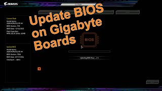 Update BIOS on Gigabyte Boards [upl. by Zebaj]