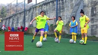 Şəkidə futbolçu qızlar stereotipləri necə dağıdırlar [upl. by Patience190]