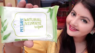 Pee safe natural intimate wipes review [upl. by Atiuqihs]