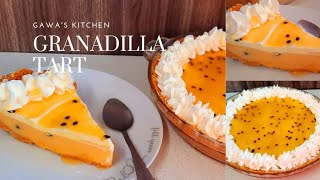 Granadilla fridge TartSummer Dessertsgawas kitchenSouthafricanyoutuber [upl. by Seravaj]