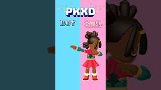 PK XD Christmas Outfits🎄 Boys❄ vs Girls🎀 SHORTS pkxdshorts pkxd poncikplay [upl. by Finzer]