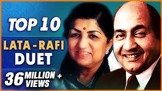 Mohammad Rafi amp Lata Mangeshkar Hits  Top 10 Lata amp Rafi Duet Songs  Old Hindi Songs Collection [upl. by Ruiz]