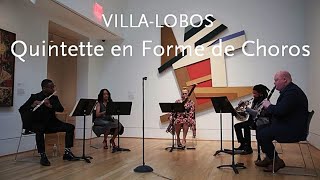 Quintette en Forme de Choros • VillaLobos • Imani Winds [upl. by Nosilla]