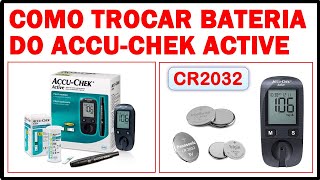 COMO TROCAR BATERIA DO ACCUCHEK ACTIVE [upl. by Kaya]