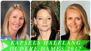 Kapsels halflang oudere dames 2017 [upl. by Verras]