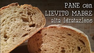 PANE con LIEVITO MADRE ad alta idratazione 80 [upl. by Stoddard250]